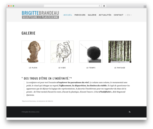 WordPress theme Engo - brigitte-brandeau.com