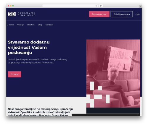 WordPress theme Oo - poslovne.3dfinancije.hr