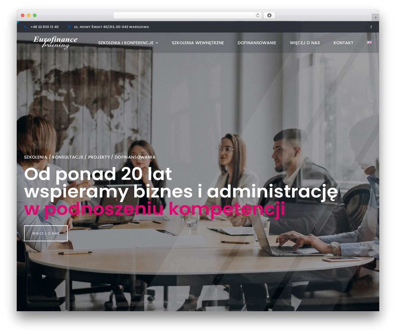 WordPress theme Unta - efszkolenia.pl