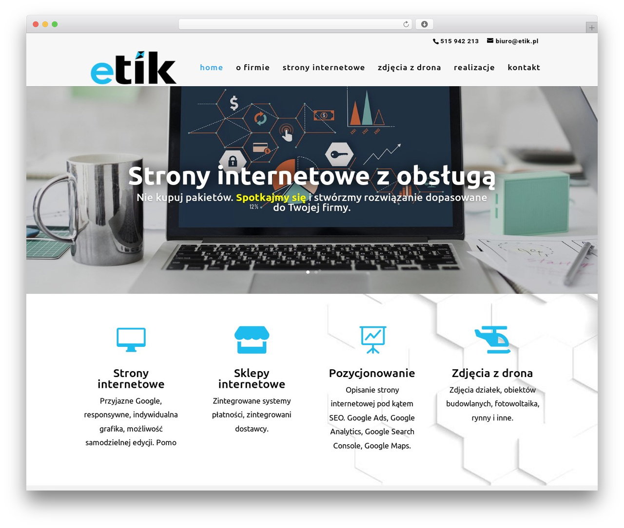 Divi theme WordPress - etik.pl