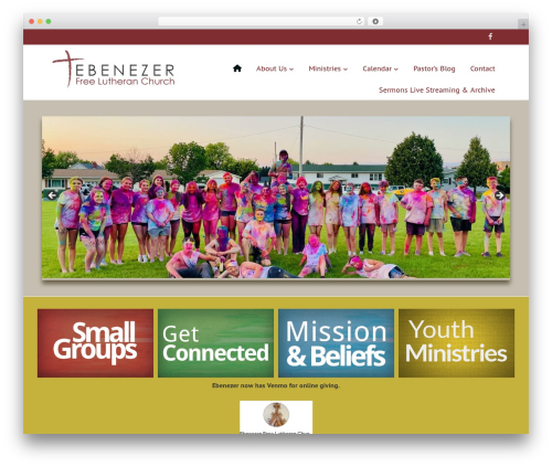 Ezchurch WordPress plugin - ebenezerflc.org