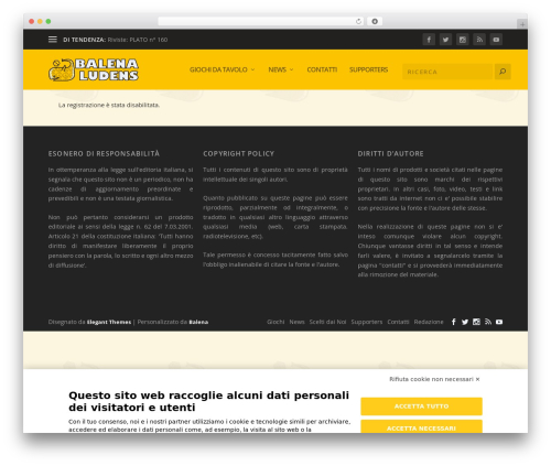 Extra WordPress gaming theme - balenaludens.it