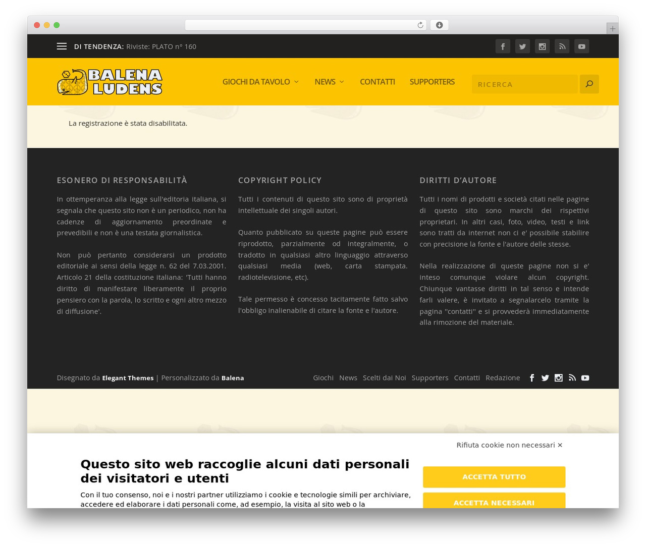 Extra WordPress gaming theme - balenaludens.it Extra WordPress gaming theme - balenaludens.it