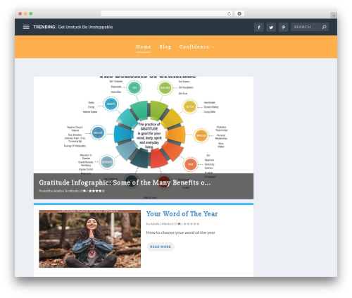 Extra WordPress theme - adaliaconfidenceandsuccessblog.com