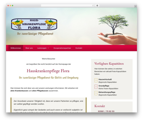 Accessibility plus WordPress plugin - hkp-flora.de