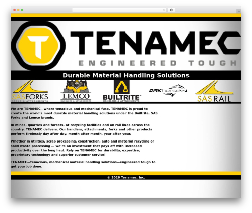 insightcustom WP theme - tenamec.com