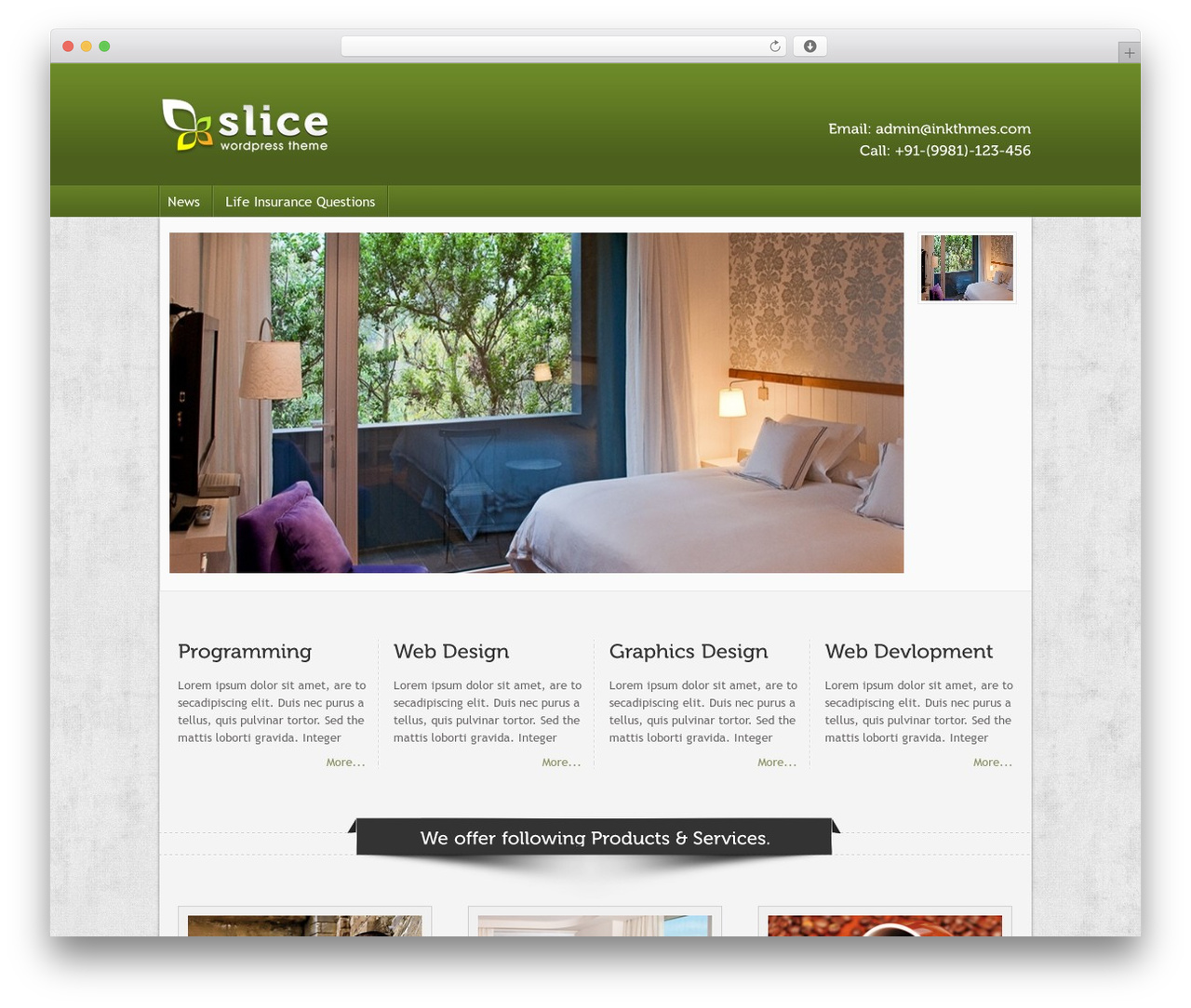 Slice Theme Pro WordPress theme - bostoninsuranceguru.com