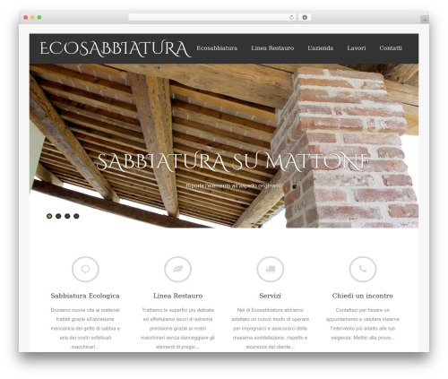 WordPress theme Asteria Lite - ecosabbiatura.it