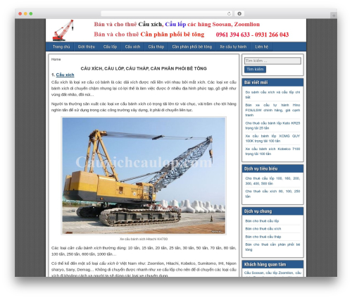 WordPress theme Frontier - cauxichcaulop.com