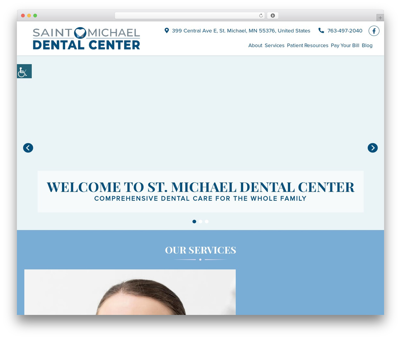 WordPress theme theme34 - stmichaeldental.com