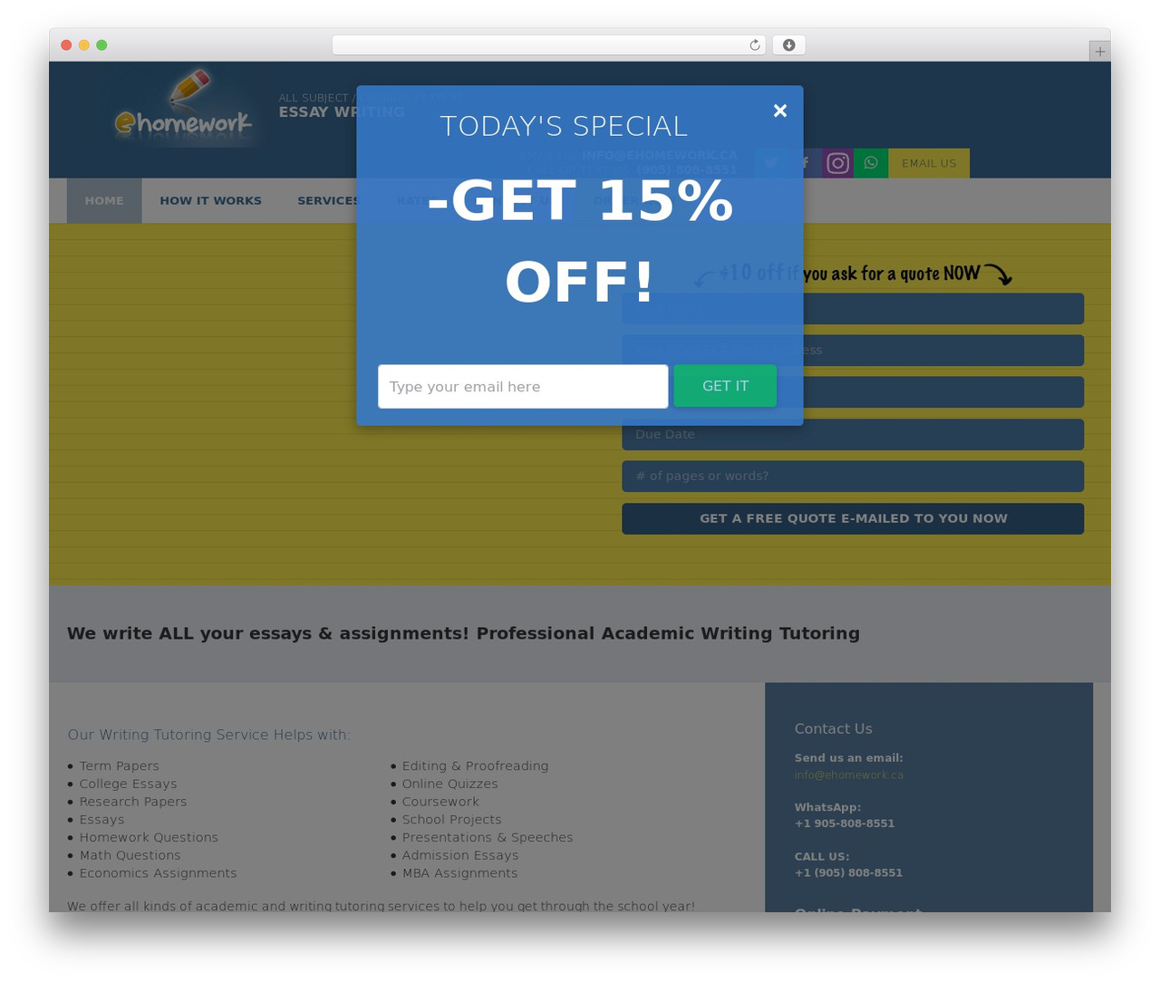 WordPress website theme E-homework - ehomework.ca WordPress website theme E-homework - ehomework.ca