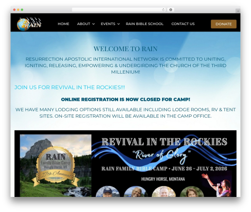 Beaver Builder Theme theme WordPress - rainministries.org