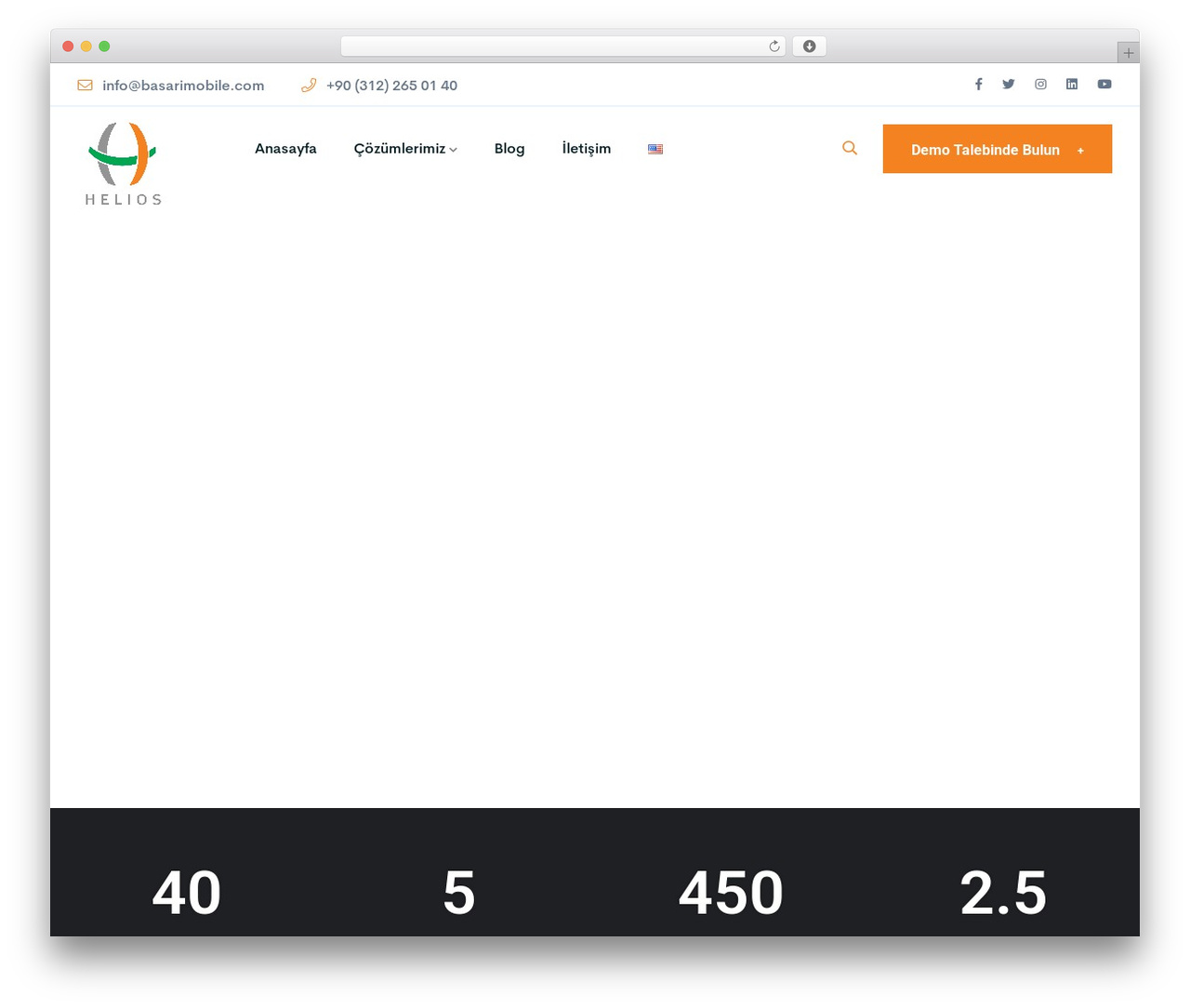 BngTech WordPress theme - helios-iot.com