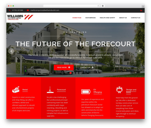 Construction Zone Pro theme WordPress - williamsbuild.com