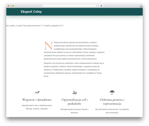 Justicia WordPress theme - ekspertcelny.eu