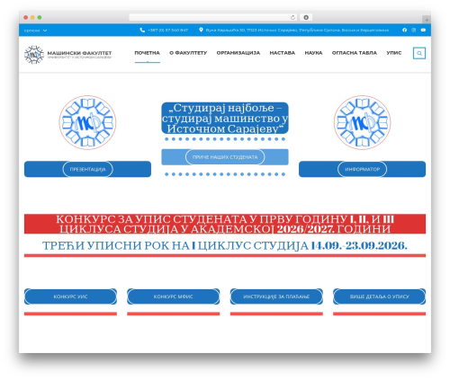Js_composer 2 WordPress plugin - maf.ues.rs.ba