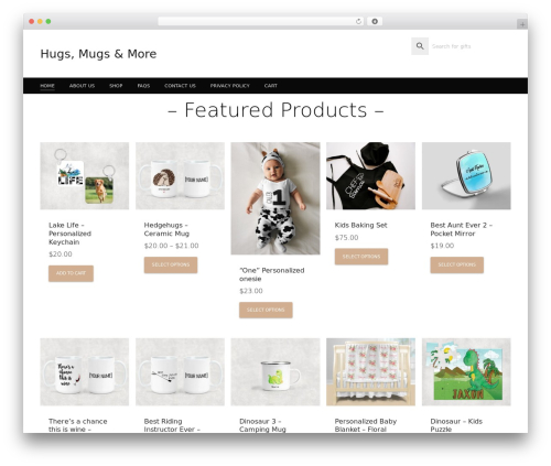 Theme WordPress Modules - hugsmugsnmore.com