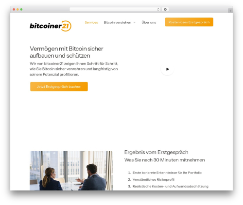 Theme WordPress Mustersite - bitcoiner21.ch