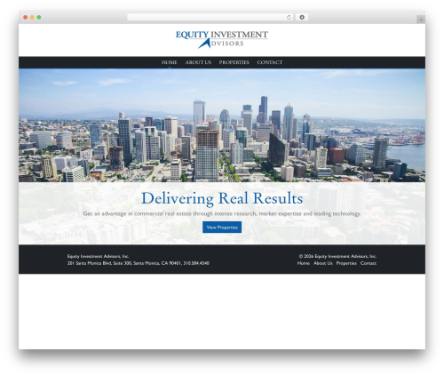 WordPress theme cms - equityinvestmentadvisors.com