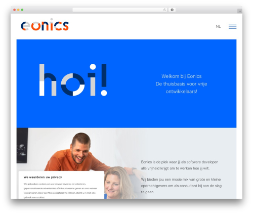 WordPress theme Eonics - eonics.nl