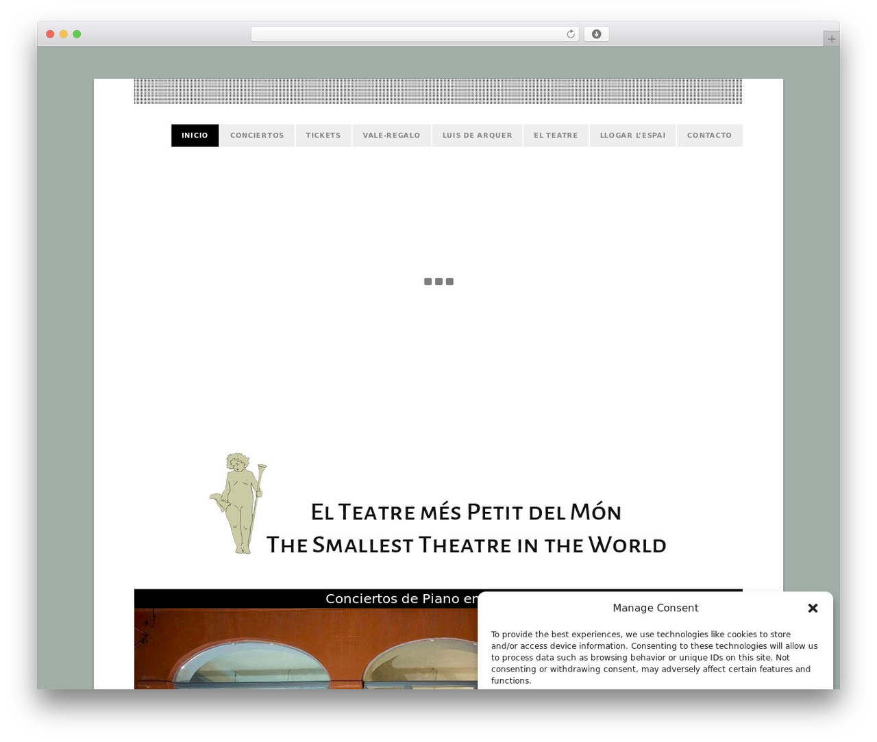WordPress theme Eventure - elteatremespetitdelmon.com