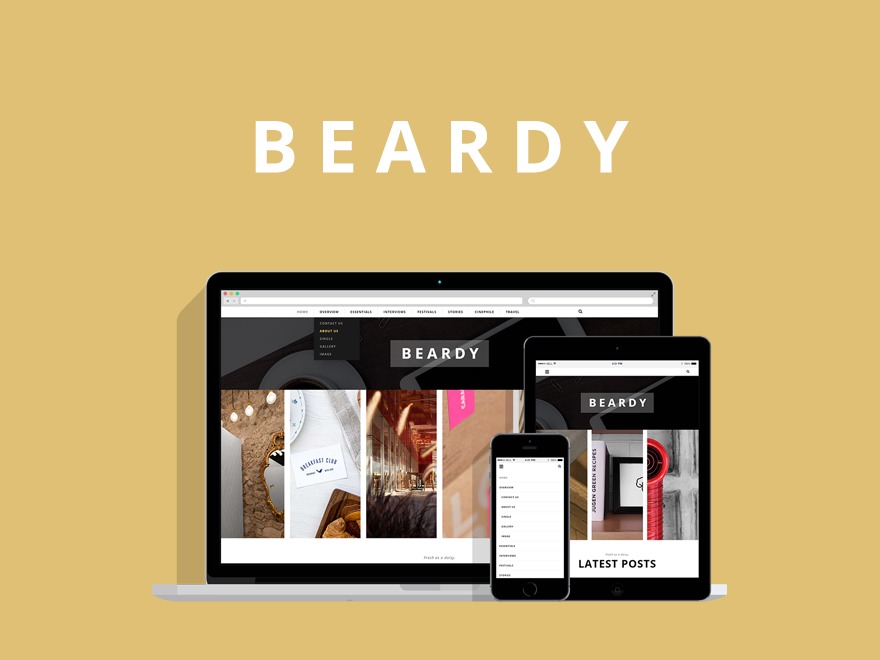 Beardy WordPress theme Beardy WordPress theme