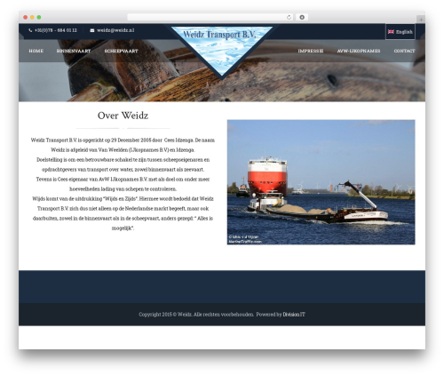 Concierge WordPress theme - weidz.nl