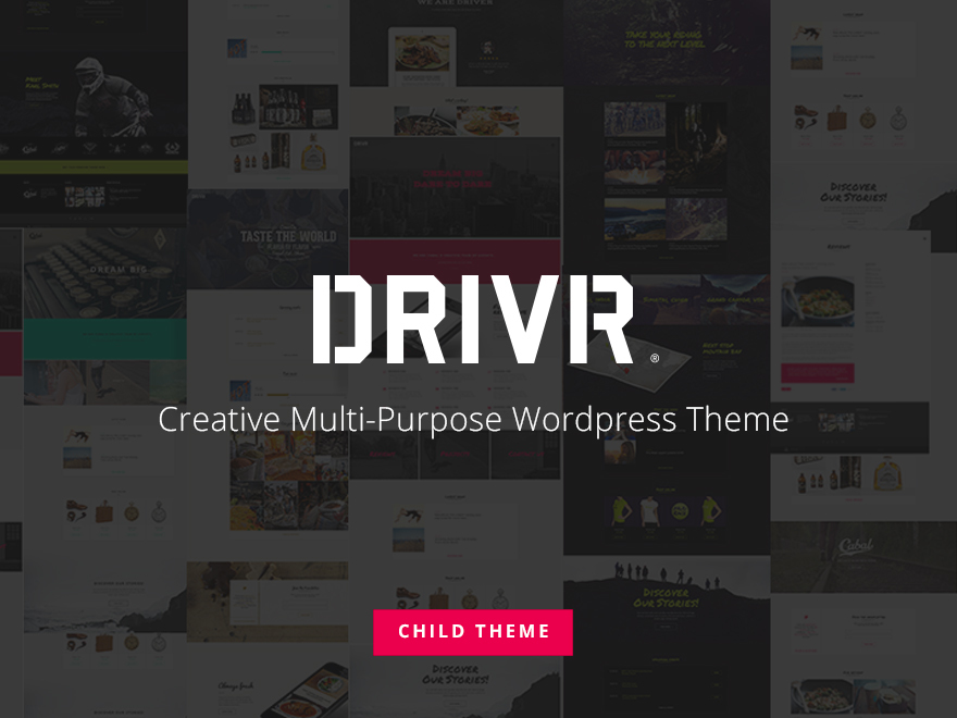 Driver Child - Ultimate Creative WP Theme WordPress theme