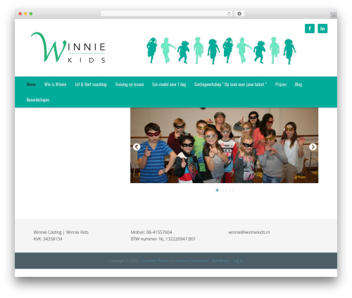 Equilibre WordPress theme - winniekids.nl