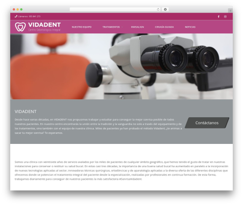 Frontech WP theme - vidadent.es Frontech WP theme - vidadent.es