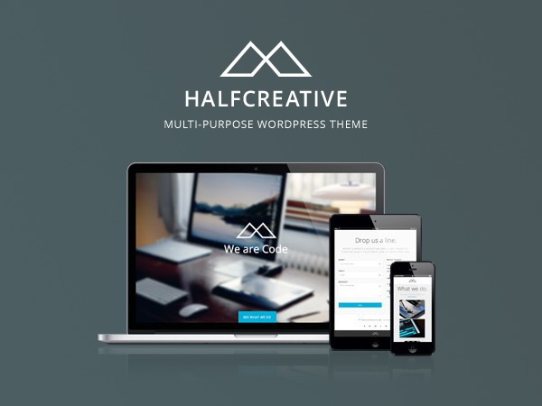 Halfcreative WordPress theme by bitfade