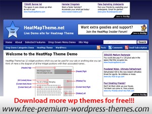 HeatMap Adsense Theme WordPress theme