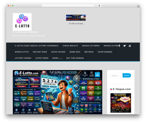 Inx Game theme WordPress - e-lotto.com Inx Game theme WordPress - e-lotto.com