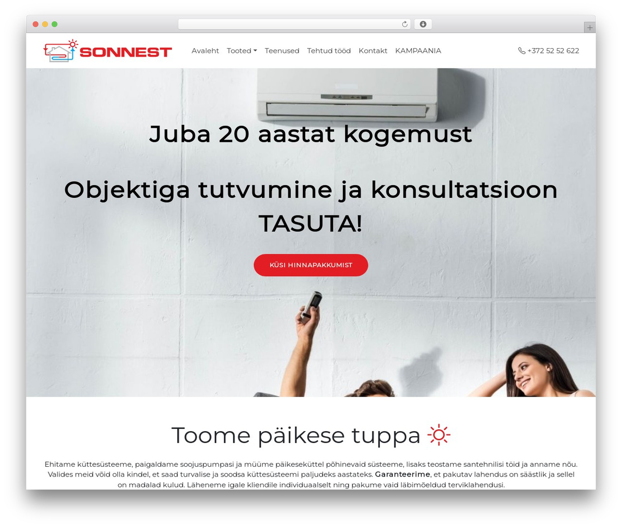 IT BASE WordPress theme - sonnest.ee