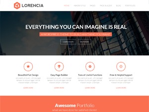 Lorencia WordPress theme by WopeThemes