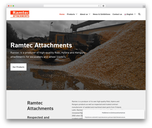 Ramtec Theme top WordPress theme - ramtec.fi