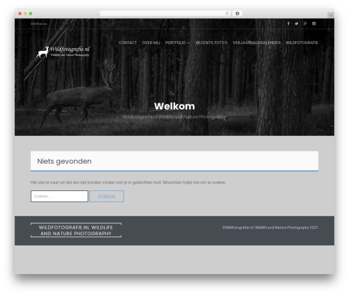 Refur wallpapers WordPress theme - wildfotografie.nl