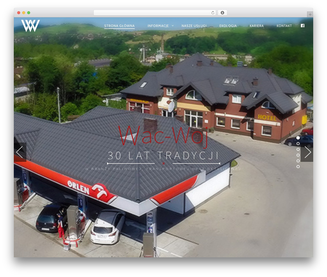 Rosa WordPress theme - wac-woj.pl