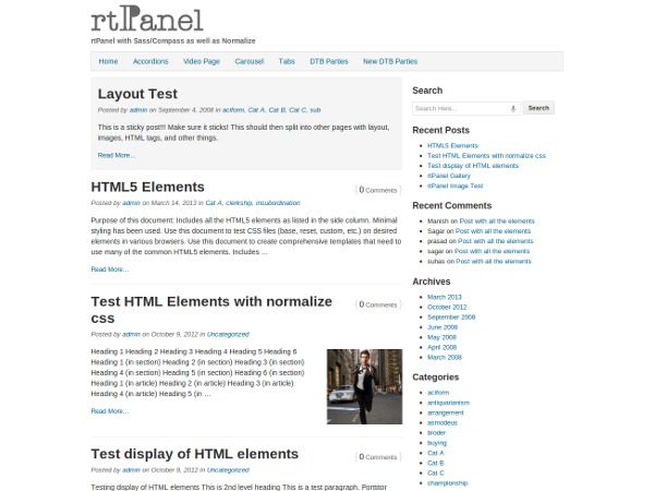 rtPanel theme WordPress rtPanel theme WordPress