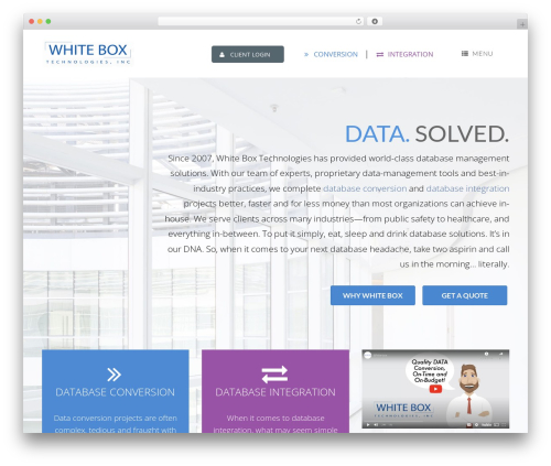 Semantic WordPress website theme - whiteboxtechnology.com