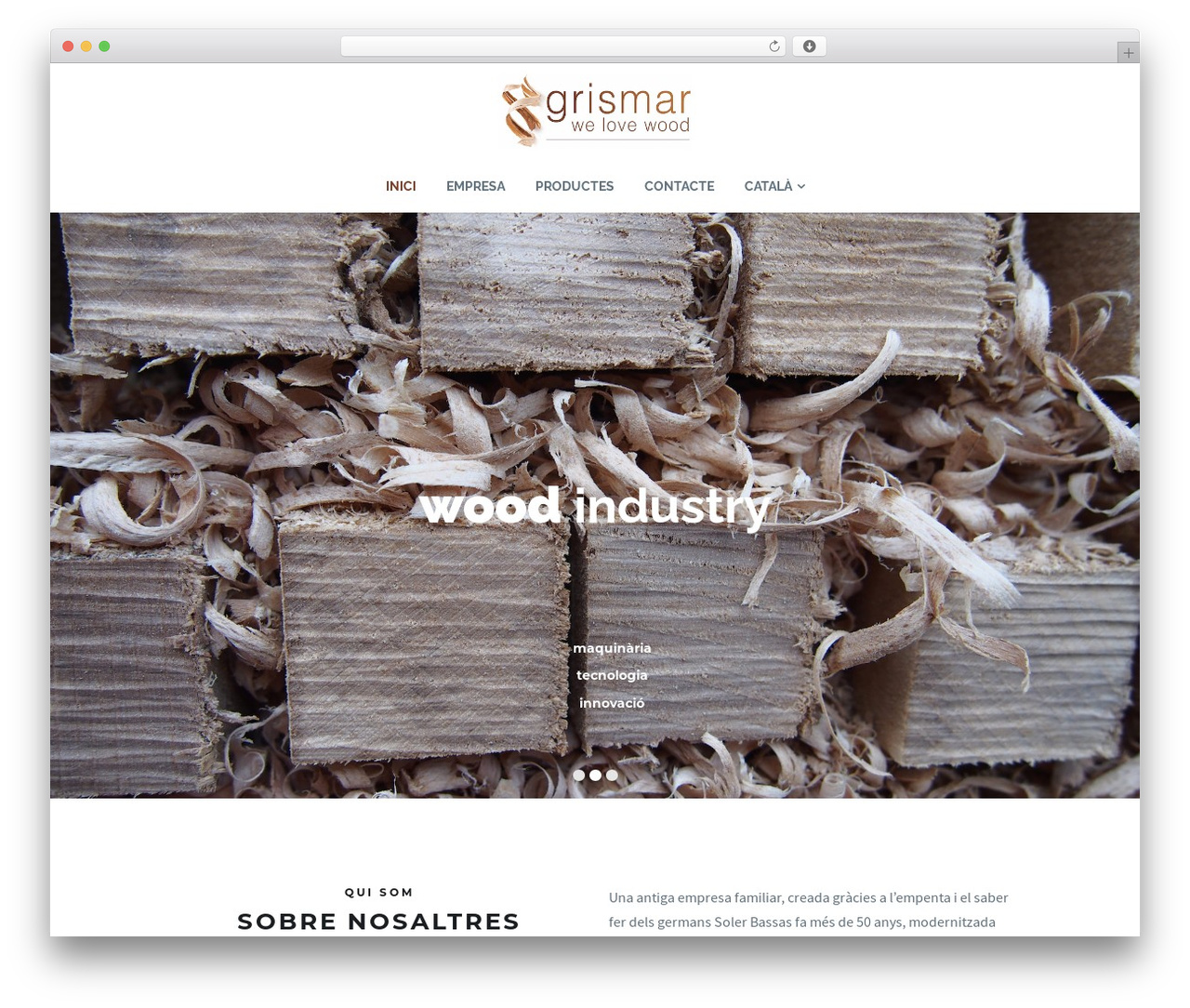 Semona WordPress theme - torneriagrismar.com