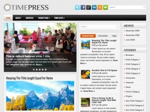 TimePress newspaper WordPress theme by FThemes