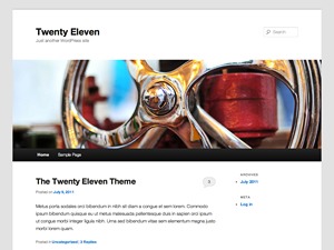 Twenty Eleven WordPress theme image