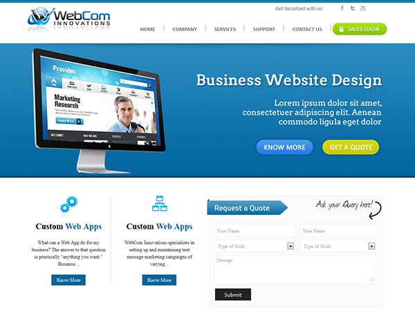 WebCom WP theme