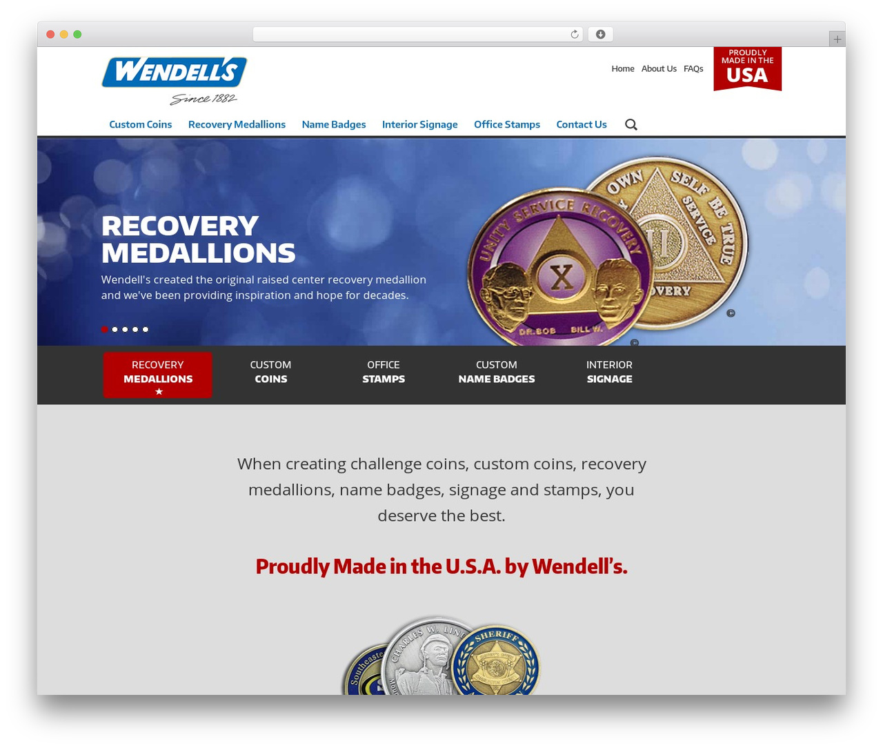 WordPress theme Wendells - wendellsinc.com
