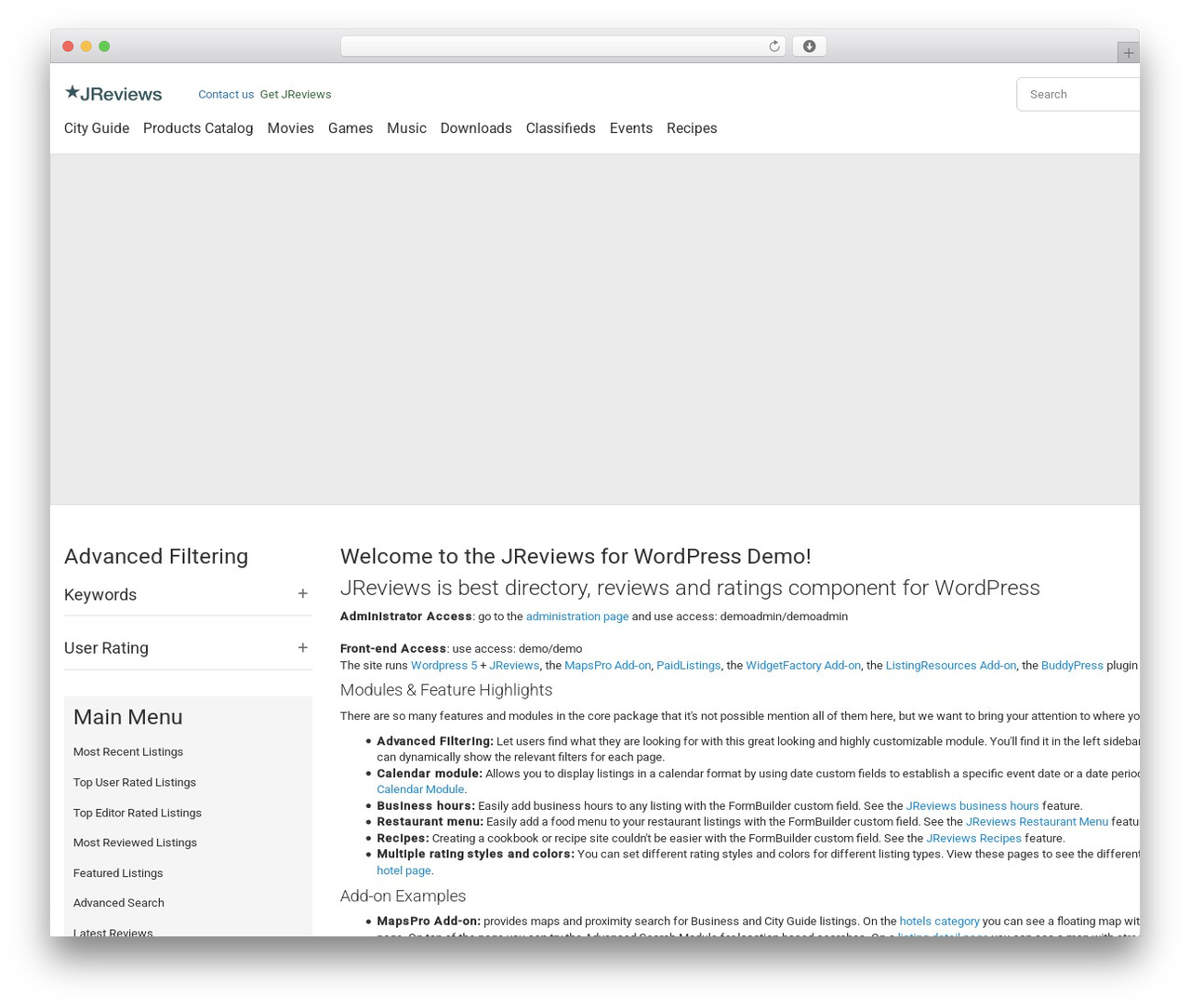 WordPress theme iReview - wp-demo.jreviews.com WordPress theme iReview - wp-demo.jreviews.com