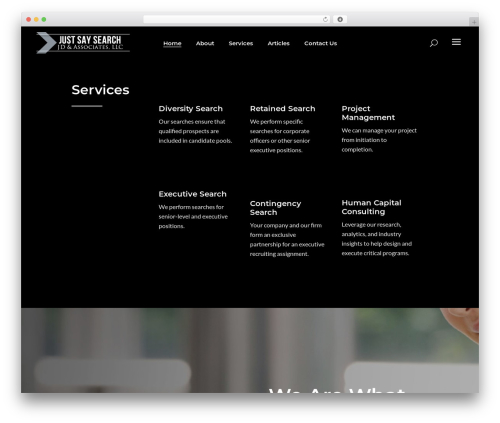 WordPress theme Overton - justsaysearch.com