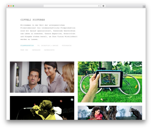 WordPress theme Spaces - cifteli.de