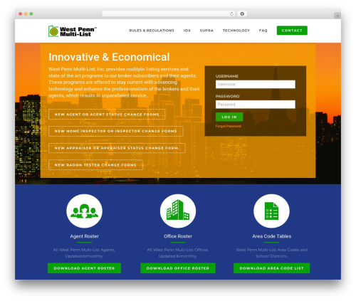 WP theme Collab - westpennmls.com