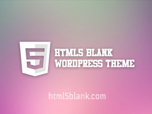 WP theme HTML5 Blank